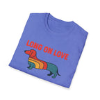 Retro Rainbow Dachshund T-Shirt