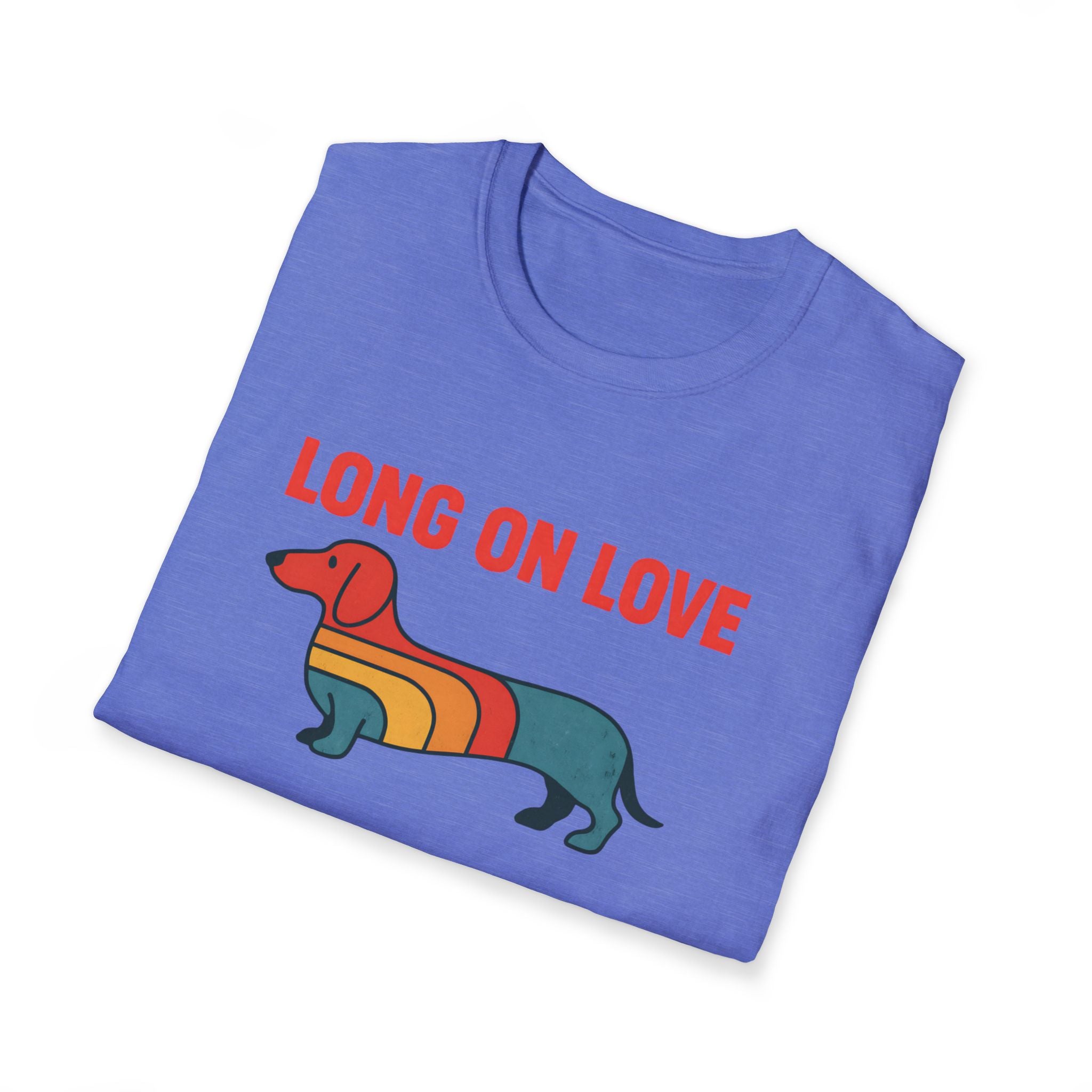 Retro Rainbow Dachshund T-Shirt