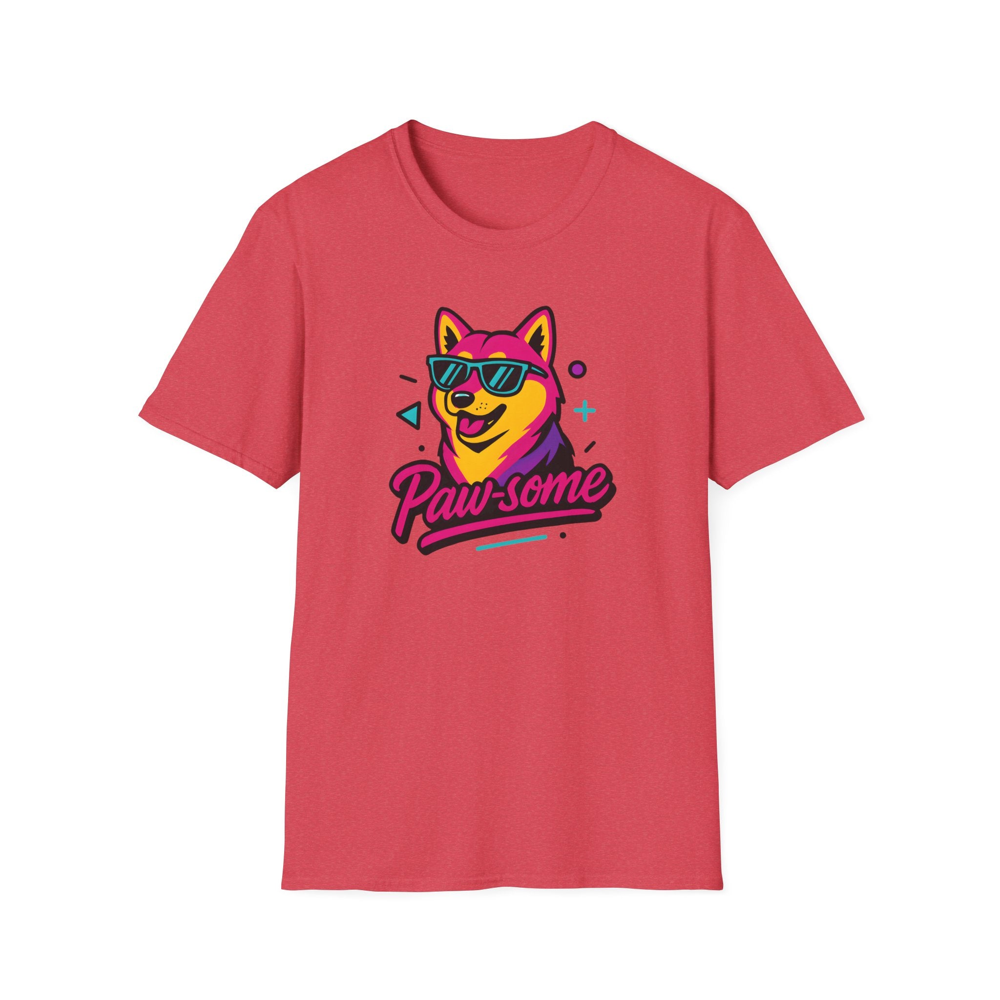 Paw-some Neon Dog T-Shirt
