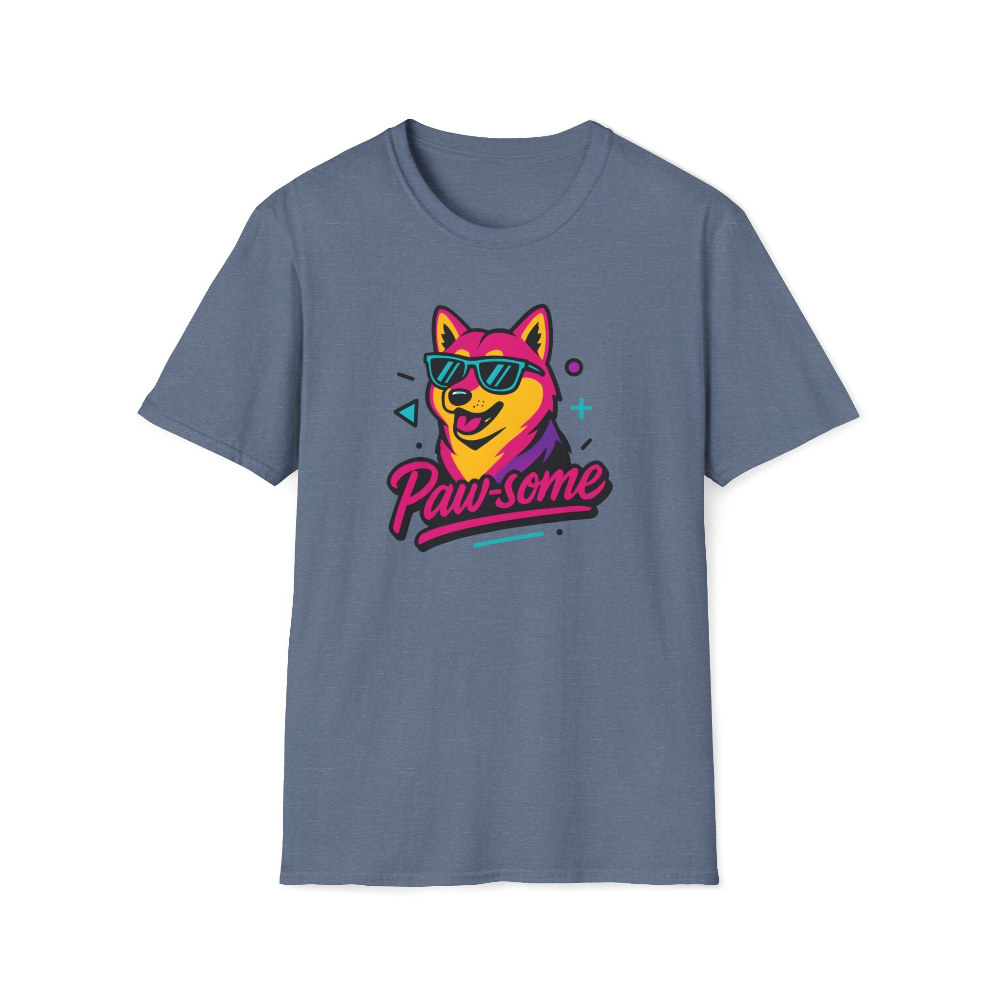 Paw-some Neon Dog T-Shirt