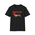 Retro Rainbow Dachshund T-Shirt