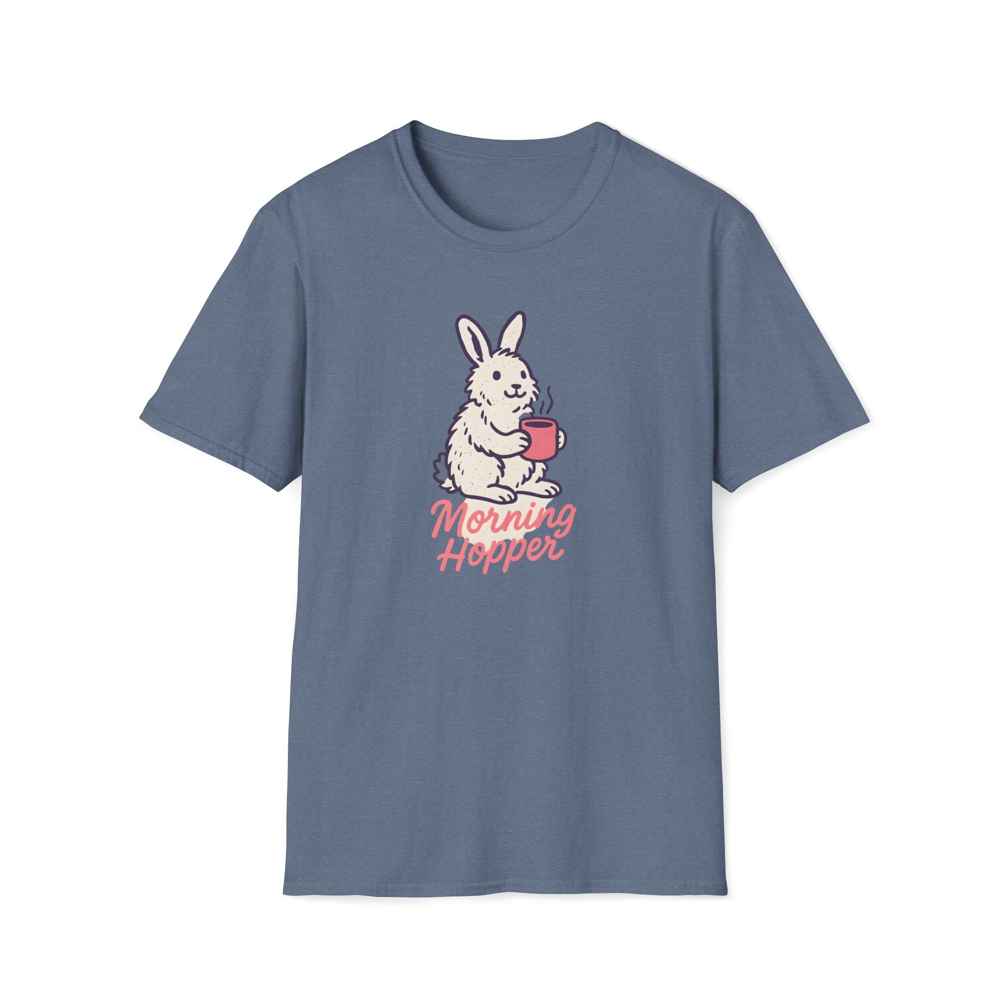 Bunny Sipping Morning Coffee T-Shirt