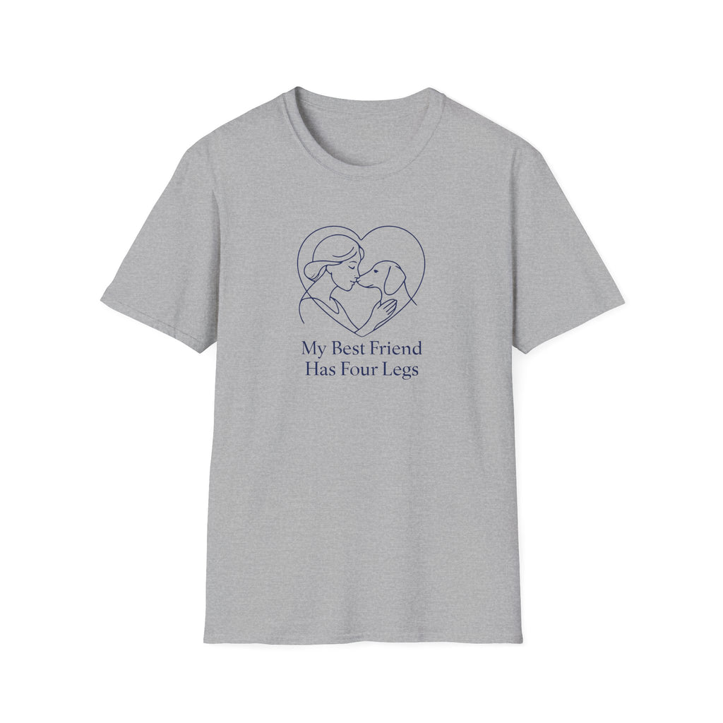 Dog and Woman Heart T-Shirt