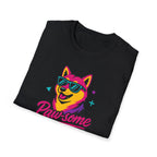 Paw-some Neon Dog T-Shirt