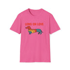 Retro Rainbow Dachshund T-Shirt