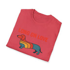 Retro Rainbow Dachshund T-Shirt