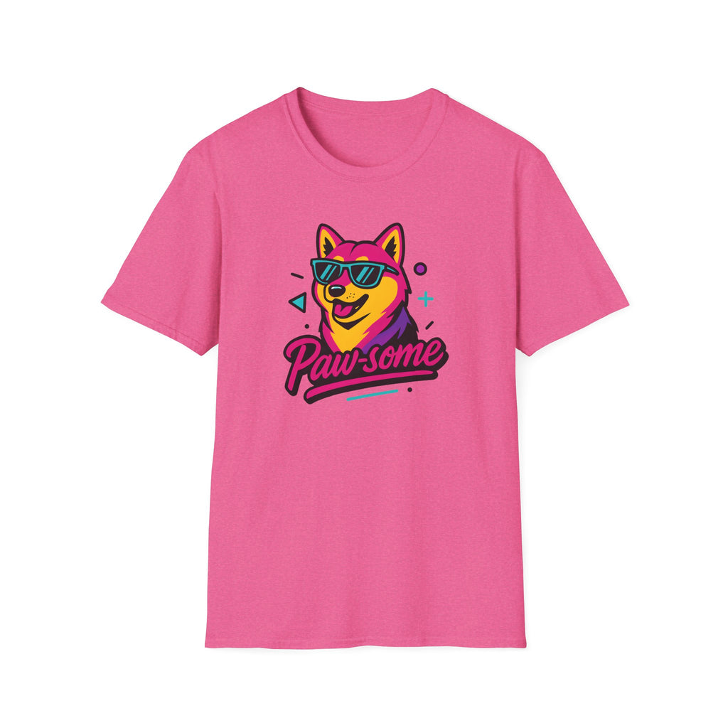 Paw-some Neon Dog T-Shirt