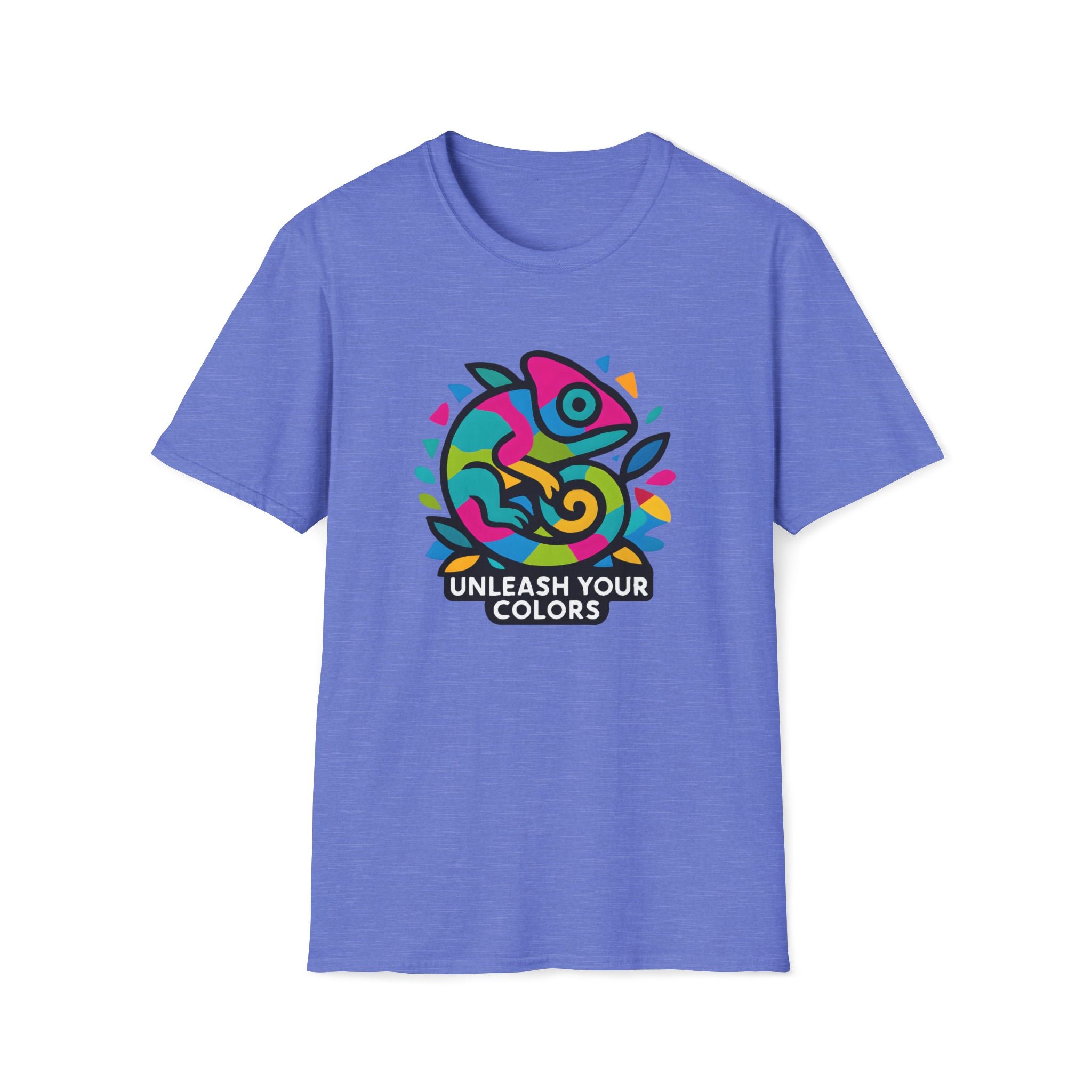 Colorful Chameleon Logo T-Shirt