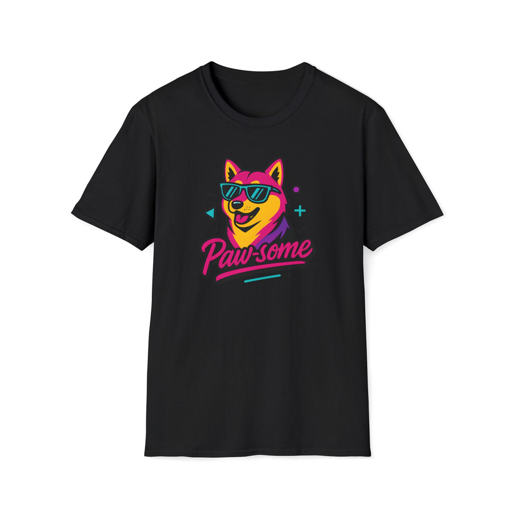 Paw-some Neon Dog T-Shirt