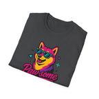 Paw-some Neon Dog T-Shirt