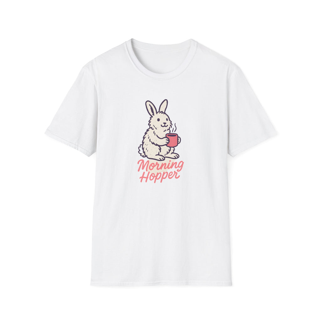 Bunny Sipping Morning Coffee T-Shirt