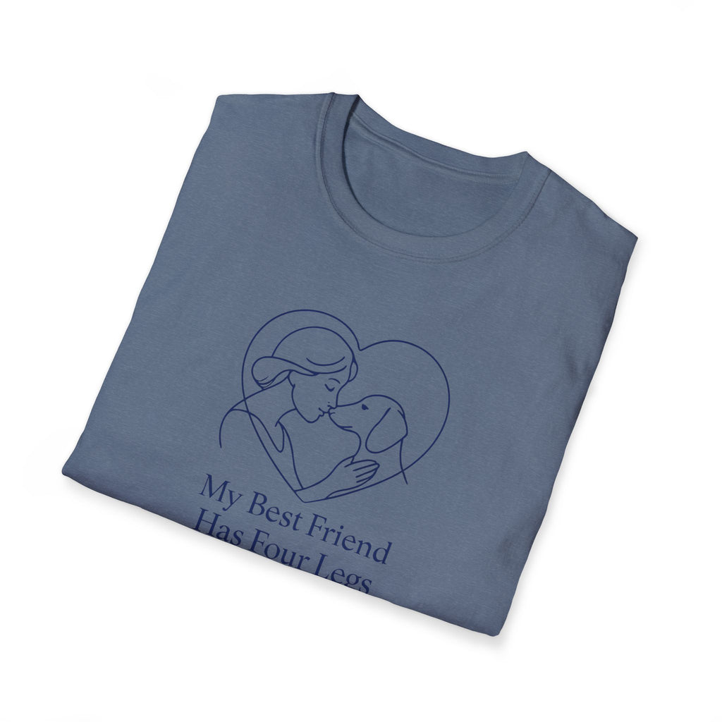 Dog and Woman Heart T-Shirt