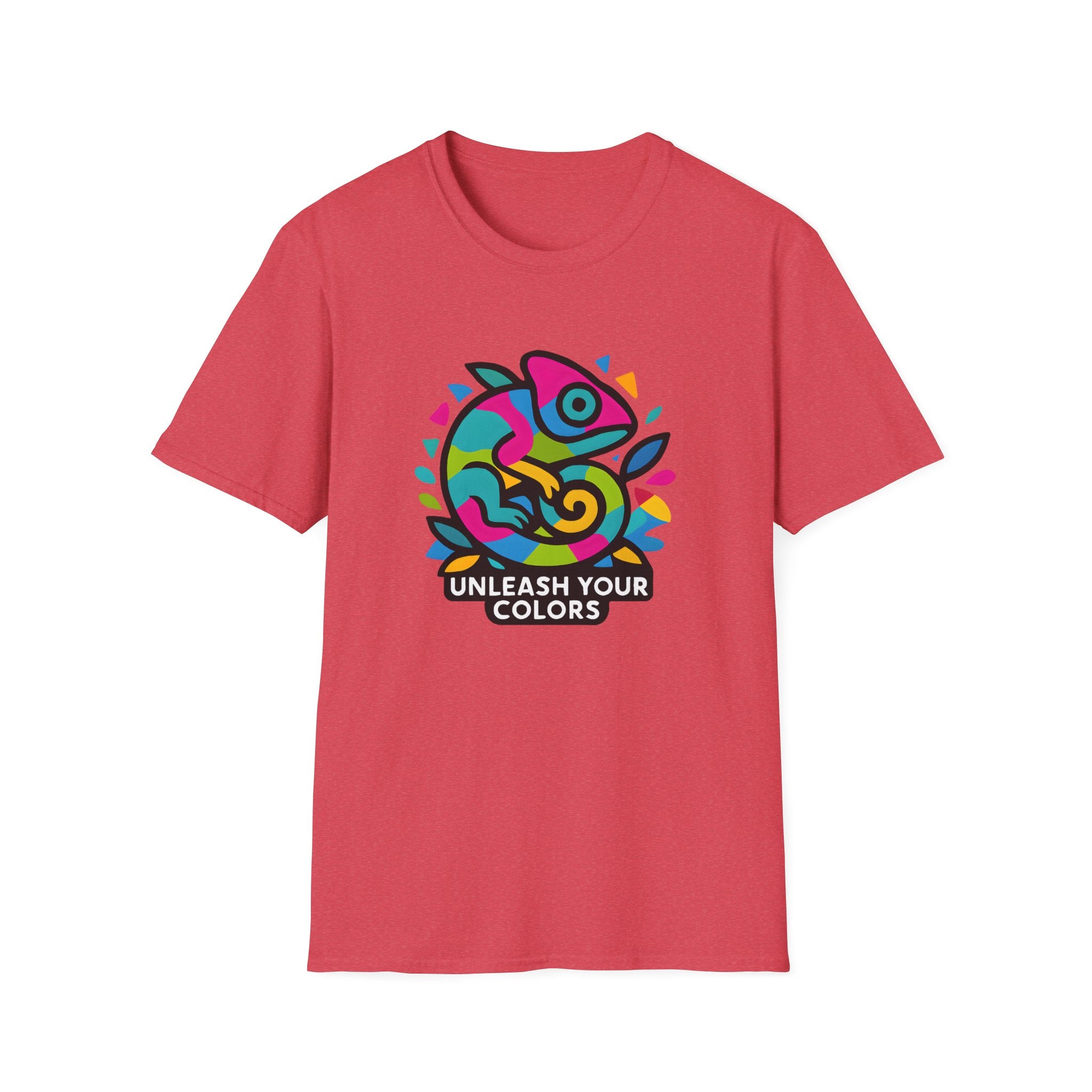 Colorful Chameleon Logo T-Shirt