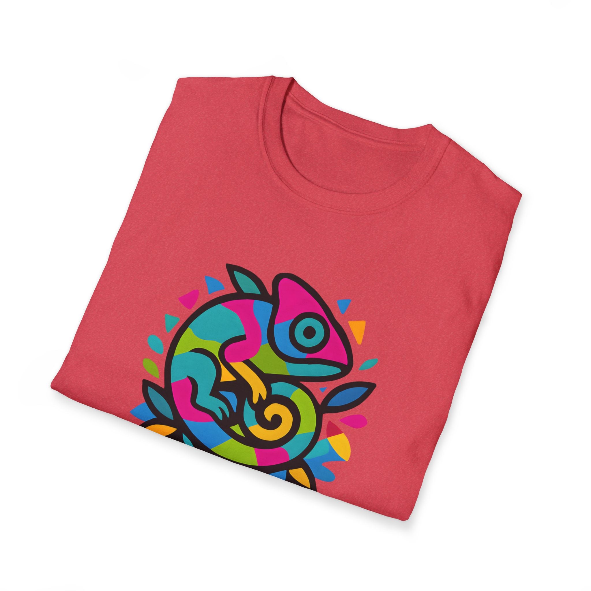 Colorful Chameleon Logo T-Shirt